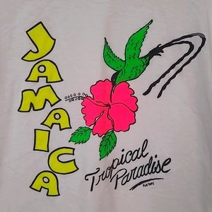 Fun Tops Vintage Jamaica 🇯🇲  Single Stitch Tee 80s 90s Size Large